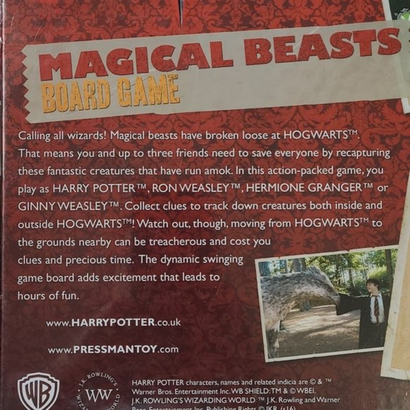 New Harry Potter Magial Beasts Board Game - Picture 5 of 7